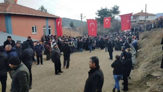 Depremde şehit olan Osmancıklı asker son yolcuğuna uğurlandı