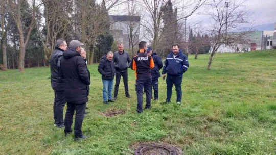 Dere bembeyaz aktı, ekipler bölgeyi inceliyor
