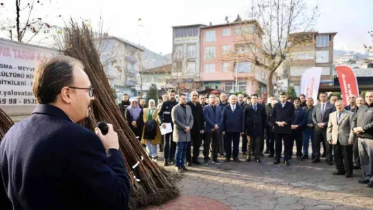 Devlet desteği ile çiftçilere 53 bin adet fidan dağıtıldı