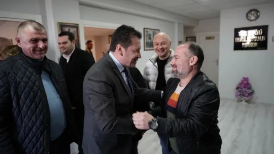 CHP adayı Bora Balcıoğlu ziyaretlerini sürdürüyor