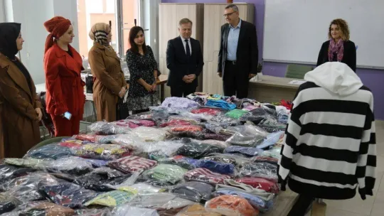 Dikiş kurslarında biriken tekstil atıklarını bakın nasıl değerlendirdiler