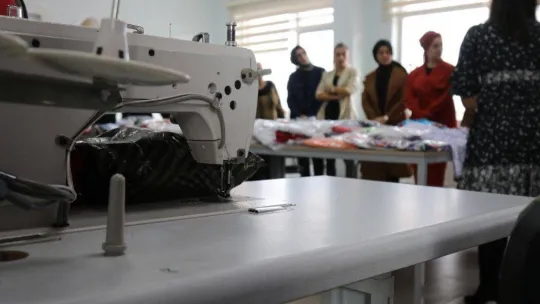 Dikiş kurslarında biriken tekstil atıklarını bakın nasıl değerlendirdiler