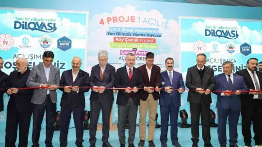 Dilovası'nda tek açılış ile dört tesis hizmete girdi