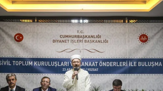 Diyanet İşler Başkanı Erbaş: '4-6 Yaş Kur'an kurslarımızda Allah'ı, Peygamberi, anne babaya saygıyı öğretiyoruz'