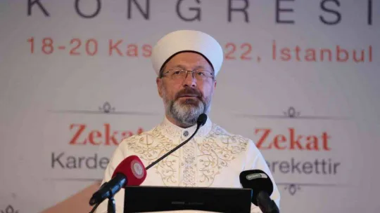 Diyanet İşleri Başkanı Erbaş: 'Zekat, İslam toplumunun harcıdır'