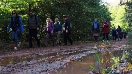 Doğa tutkunları sonbaharın her tonunu keşfetti