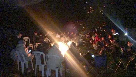 Doğançay'ın güzelliklerini kamp yaparak keşfettiler