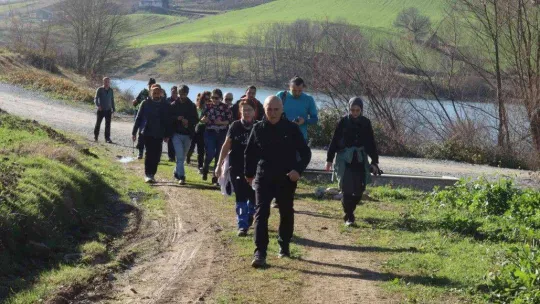 Doğanın tadını çıkardılar