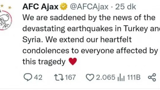 Dortmund, Milan ve Ajax'tan geçmiş olsun mesajı