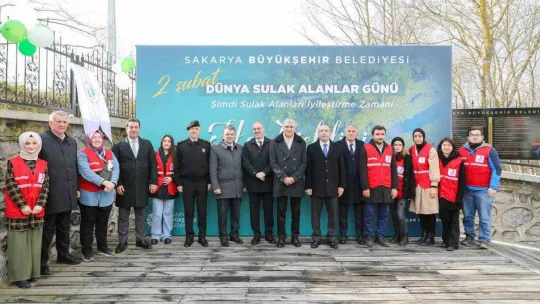 Dünya Sulak Alanlar Günü, doğa harikası Acarlar Longozu'nda kutlandı