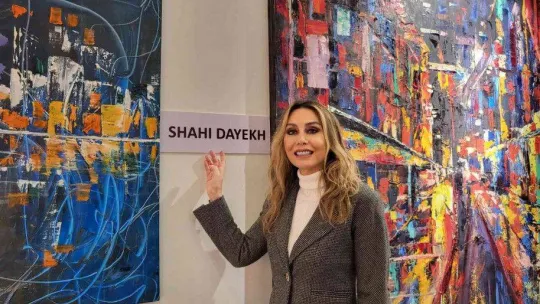 Dünyaca ünlü ressam Shahi Dayekh İstanbul'da