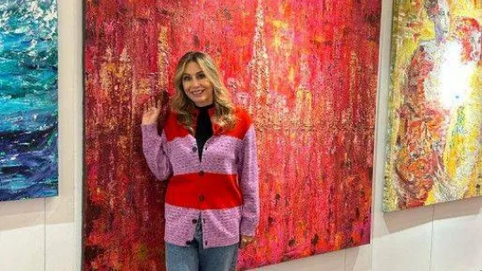 Dünyaca ünlü ressam Shahi Dayekh İstanbul'da