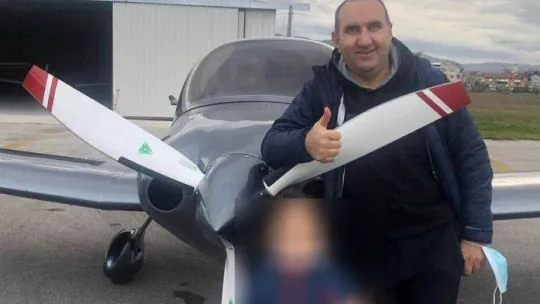 Düşen uçağın havalimanındaki son görüntüsü ortaya çıktı