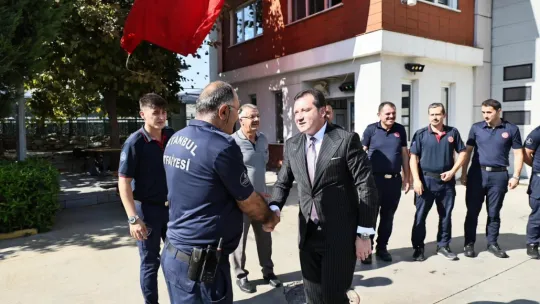 Başkan Balcıoğlu Silivri İtfaiye İstasyonu'nu Ziyaret Etti