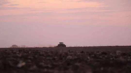 Edirne çiftçisi tarlalarda buğday ekimi mesaisini tamamladı