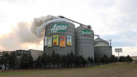 Edirne'de fabrikada çıkan yangına müdahale ediliyor