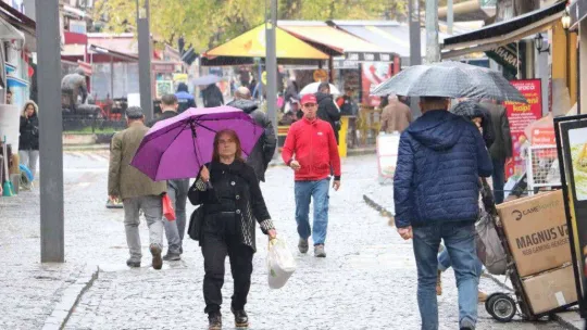 Edirne'de haftalar sonra yağmur yağışı başladı