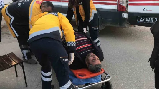 Edirne'de motosiklet sürücüsü, çarptığı yayayı yaralı halde bırakıp kaçtı