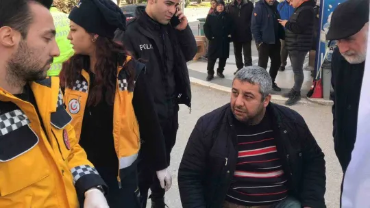 Edirne'de motosiklet sürücüsü, çarptığı yayayı yaralı halde bırakıp kaçtı