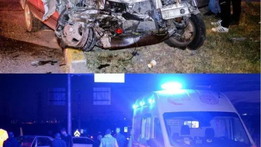 Edirne'de otomobil ile tır çarpıştı: 1 yaralı