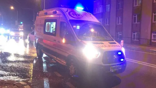 Edirne'de otomobilin çarptığı yaya yaralandı