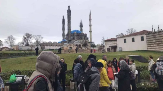 Edirne'de sağanak etkili oldu