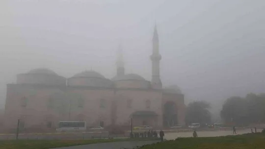 Edirne'de sis nedeniyle tarihi simgeler gözden kayboldu