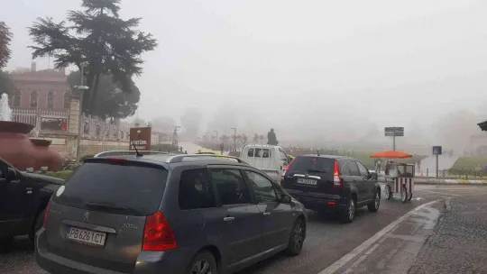 Edirne'de sis nedeniyle tarihi simgeler gözden kayboldu