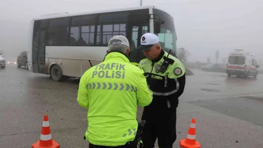 Edirne'de sis nedeniyle zincirleme kaza yaşandı
