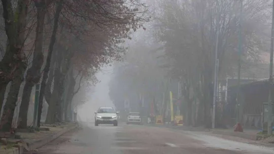 Edirne'de sis nedeniyle zincirleme kaza yaşandı