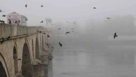 Edirne'de sis sebebiyle tarihi simgeler gözden kayboldu