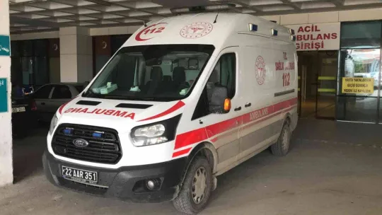 Edirne'de tır sürücüsünün piknik tüpü patladı: 1 yaralı