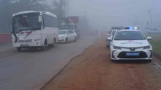 Edirne'de trafik kazası: 20 yaralı