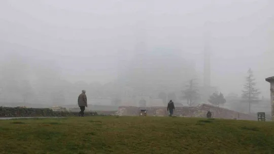 Edirne'de yoğun sis etkili oluyor