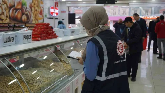 Edirne'deki kuru yemişçilerde yılbaşı öncesi denetim yapıldı