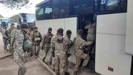 Edirne'den komando taburu Gaziantep'e intikal ediyor