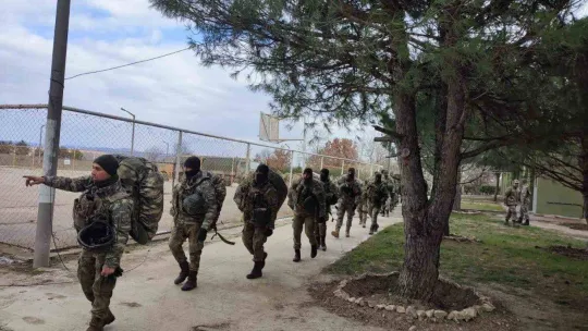 Edirne'den komando taburu Gaziantep'e intikal ediyor