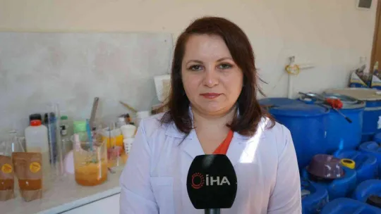 Edirneli kimyagerden çevreci proje: Atık yağlar mayi sabununa dönüşüyor