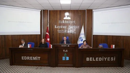 Edremit Belediye Meclisi toplandı