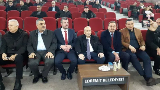 Edremit Esnaf Kredi ve Kefalet Kooperatifi Genel Kurulu'nda Alparslan güven tazeledi