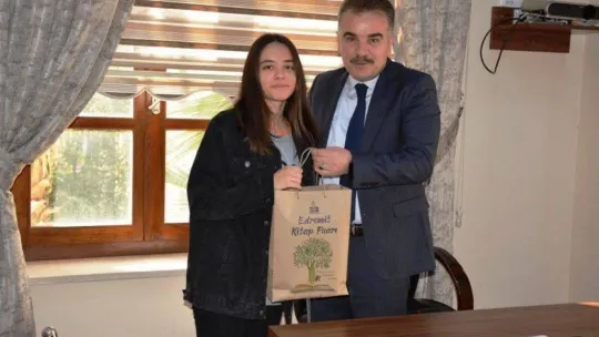 Edremit'te BİGEP sınavında dereceye giren öğrenciler ödüllendirildi