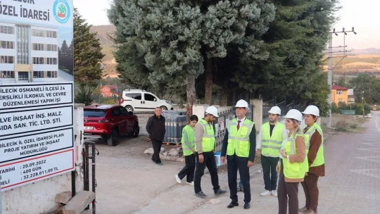 Eğitim ve sağlık yatırımlarını yerinde inceledi