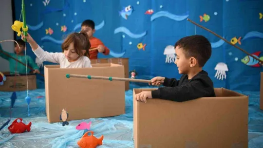 Eğlenerek öğreniyorlar