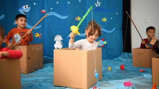 Eğlenerek öğreniyorlar