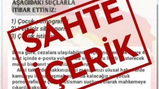 EGM'den Bakan Soylu ve EUROPOL ismi ile gönderilen mailler hakkında uyarı