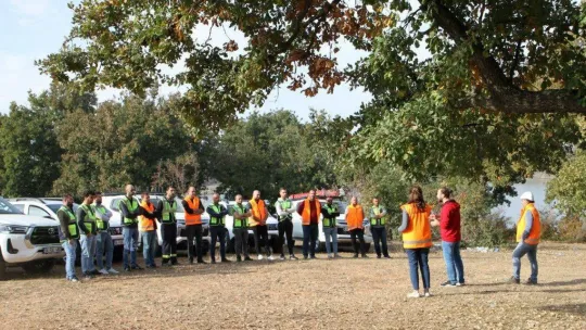 Elektrik dağıtım ekibine off road eğitimi