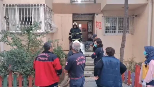 Elektrik tesisatındaki arıza mutfağı yaktı