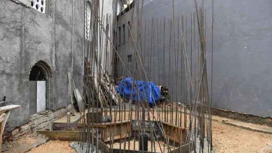 Elmasbahçeler Merkez Camii'ne yeni minare