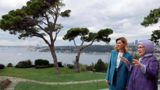 Emine Erdoğan, Olena Zelenska ile bir araya geldi