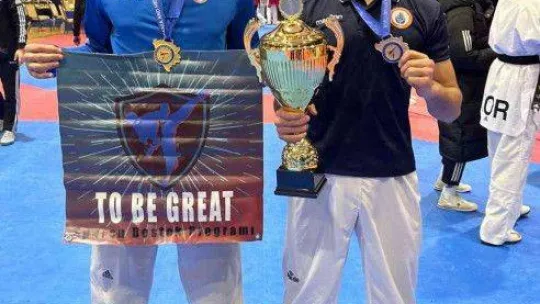 Emircan Turan, Bosna'da tekvandoda altın madalya kazandı